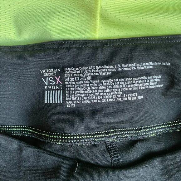 Victoria's Secret VSX Sport sz XS‎ yellow running shorts - Picture 5 of 5